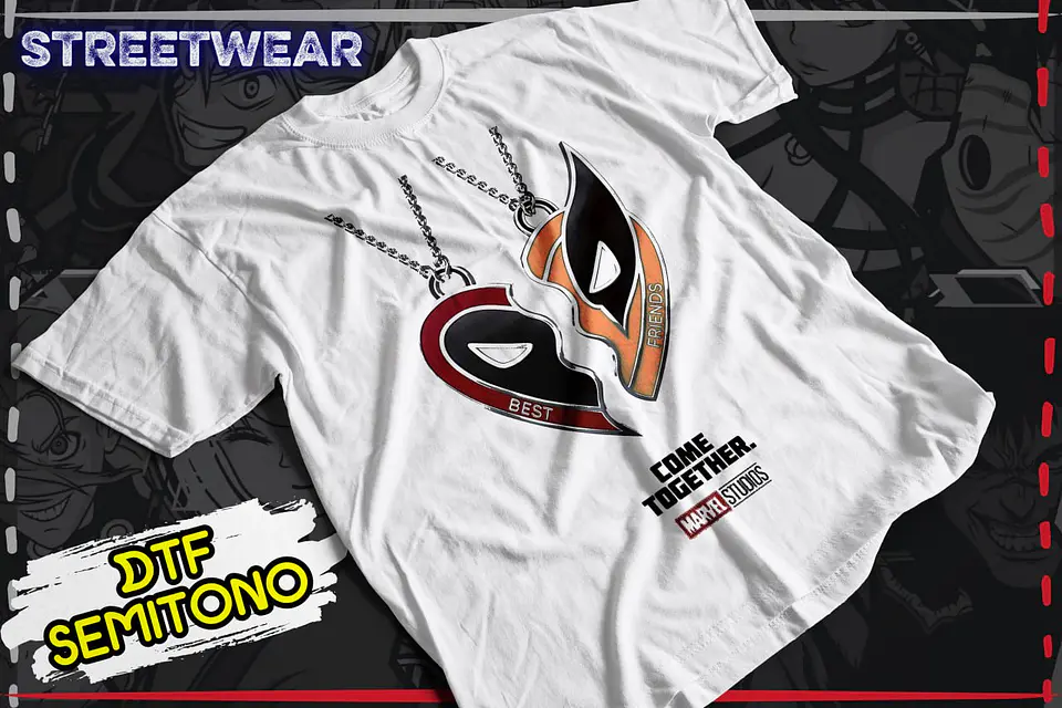 T-Shirt Deadpool e Wolverine: Heróis em União ou Confronto? Coleção 03 7