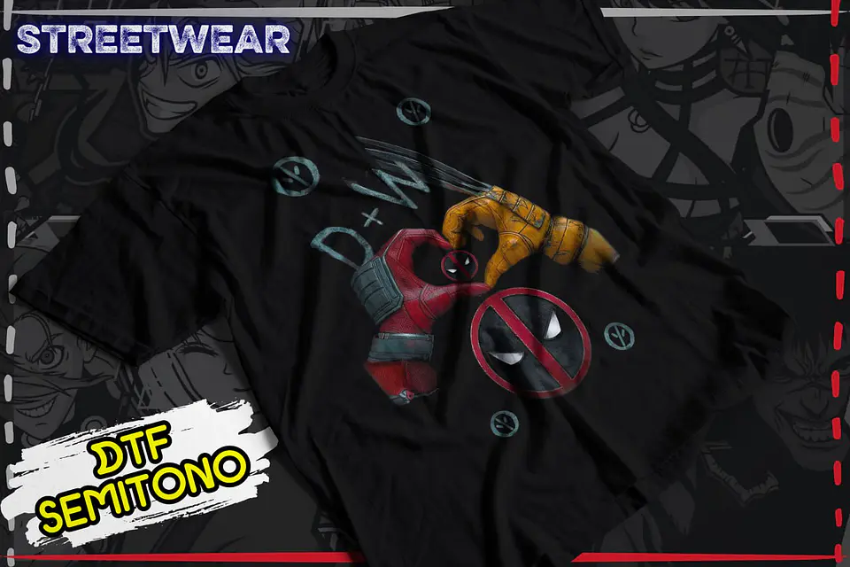 T-Shirt Deadpool e Wolverine: Heróis em União ou Confronto? Coleção 03 10
