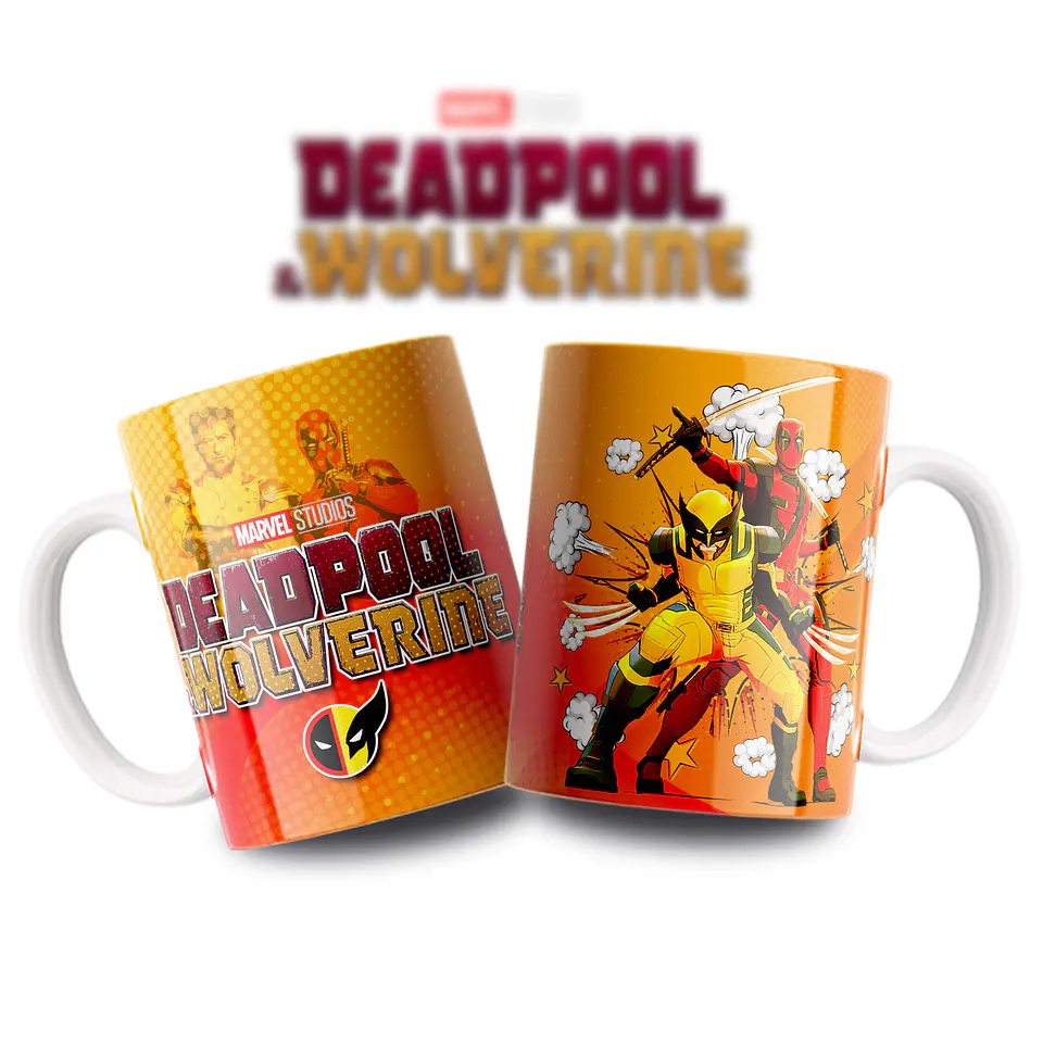 Caneca Deadpool e Wolverine: Heróis em União ou Confronto? 3