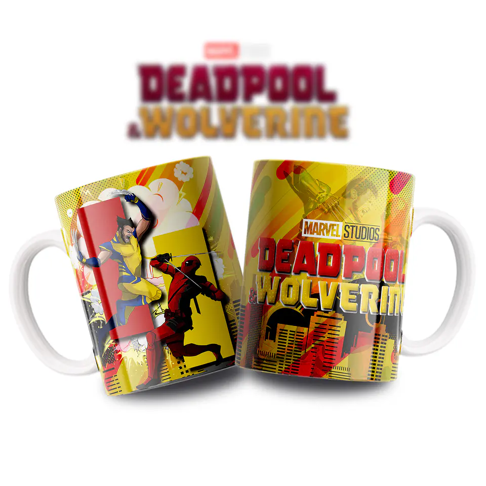 Caneca Deadpool e Wolverine: Heróis em União ou Confronto? 5