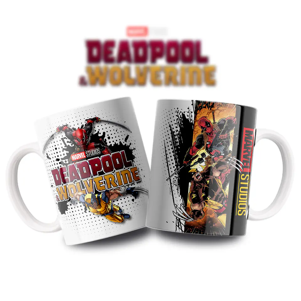 Caneca Deadpool e Wolverine: Heróis em União ou Confronto? 6