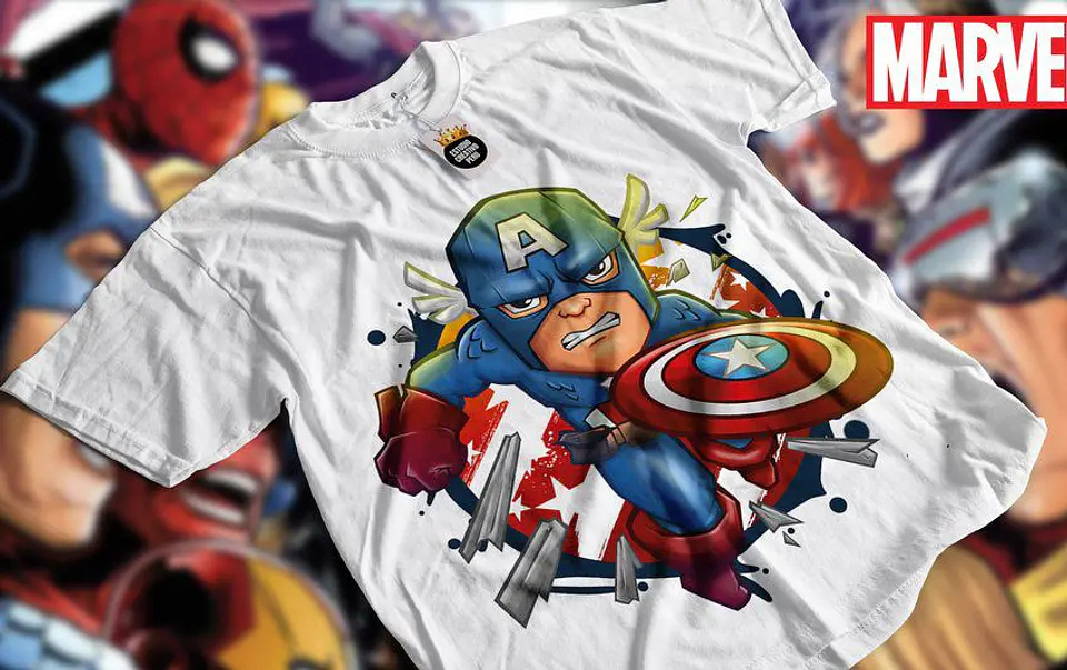T-Shirt Personagens Marvel e Outros 11