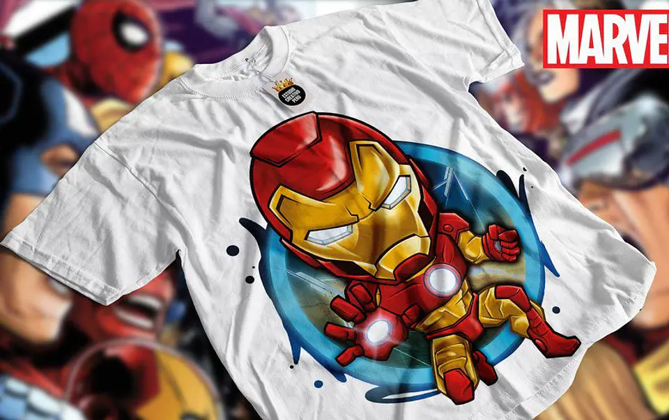 T-Shirt Personagens Marvel e Outros 15