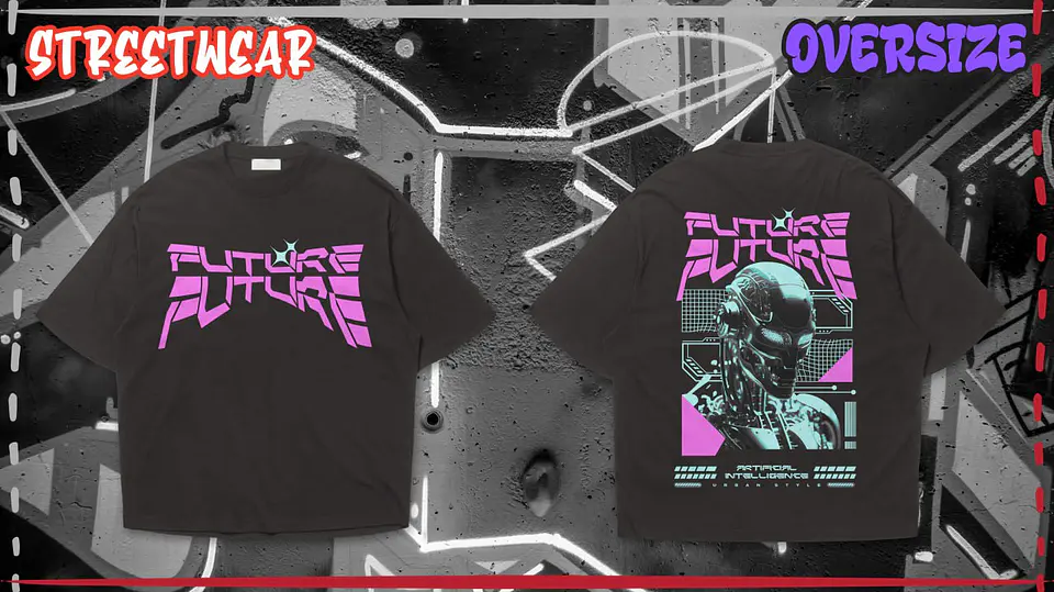 Fast Accuracy Streetwear T-Shirt Front and Back 3