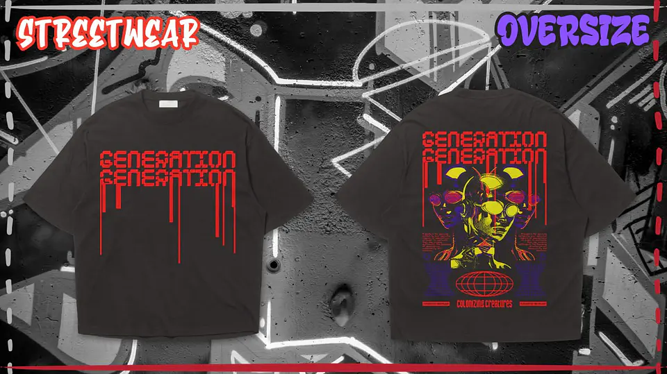 Fast Accuracy Streetwear T-Shirt Front and Back 6