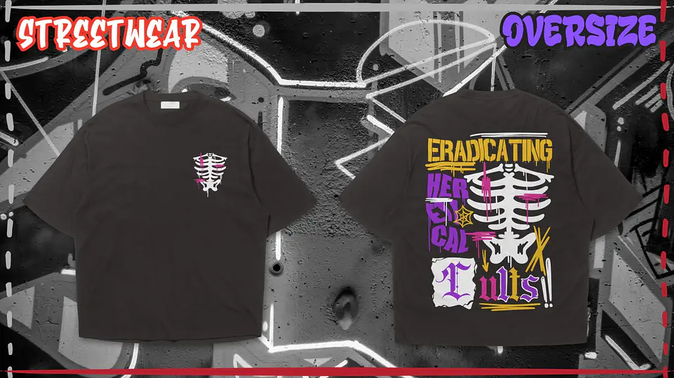 Fast Accuracy Streetwear T-Shirt Front and Back 9