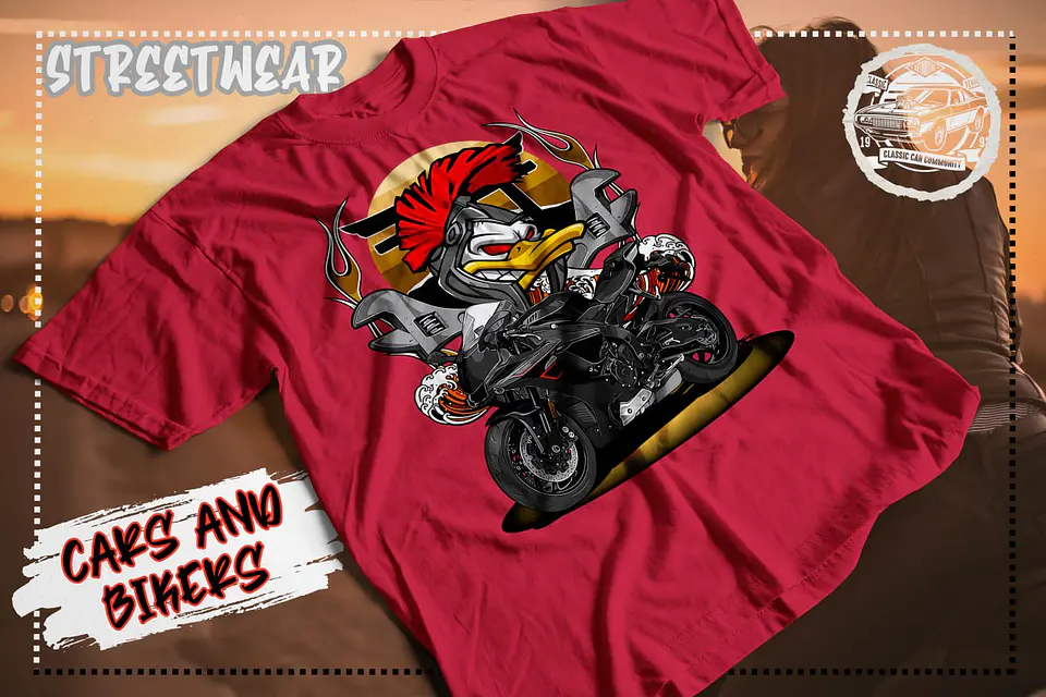 Camiseta de calle de coches y motos 3