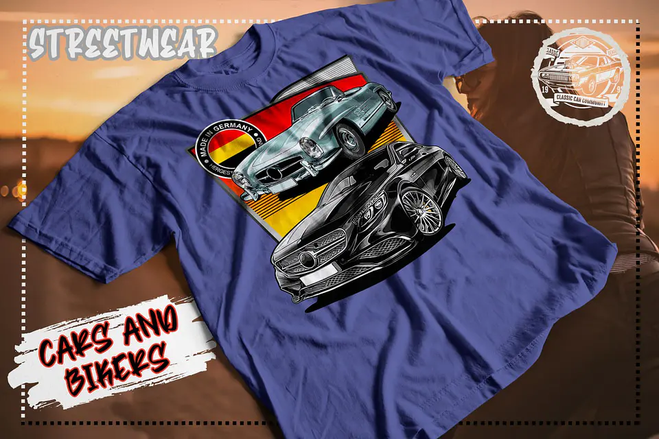 Camiseta de calle de coches y motos 5