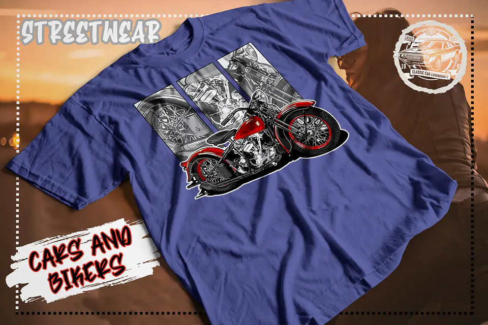 Camiseta de calle de coches y motos 6