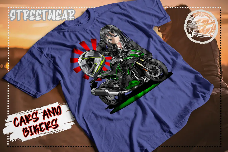 Camiseta de calle de coches y motos 12