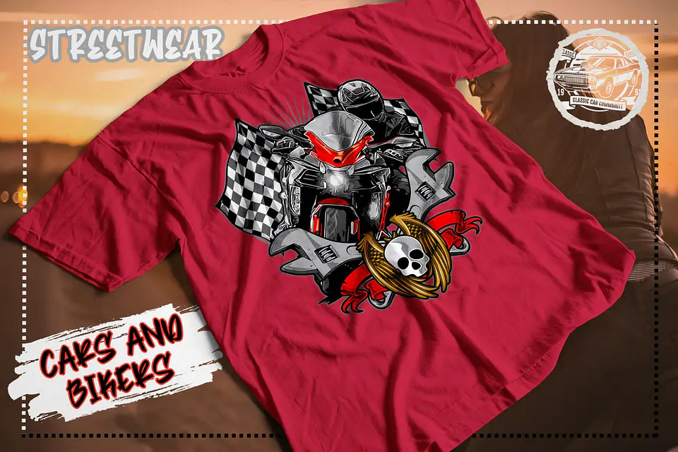 American Highway Motorbike T-Shirt 4