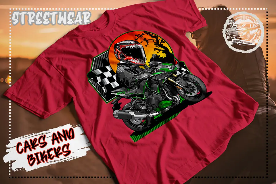 American Highway Motorbike T-Shirt 6