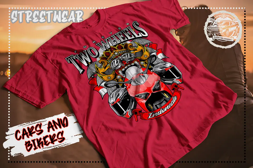 American Highway Motorbike T-Shirt 7