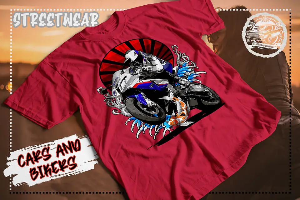 American Highway Motorbike T-Shirt 9