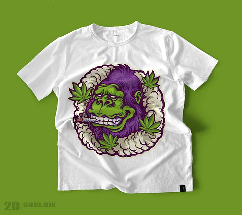 Camiseta de arte punk