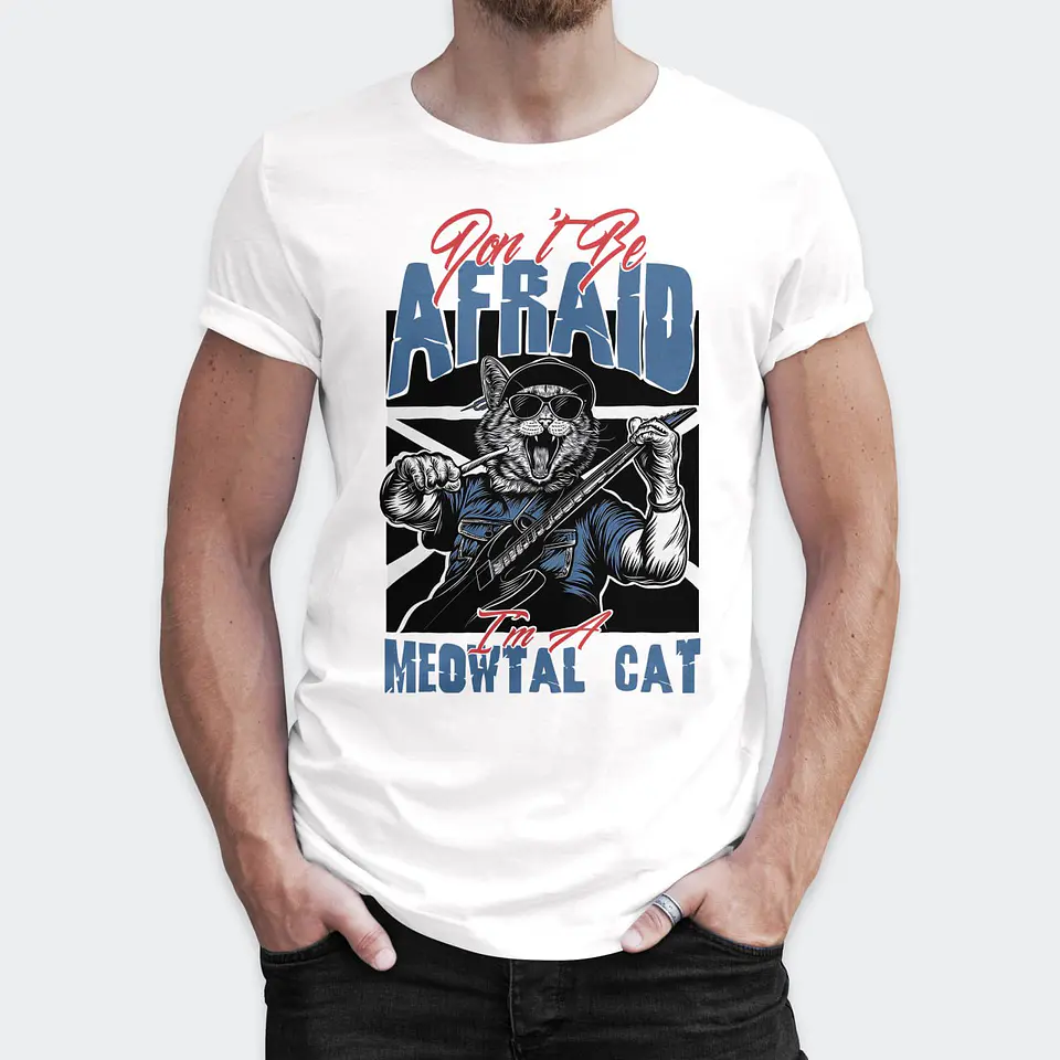 T-shirt Cat Metal 2