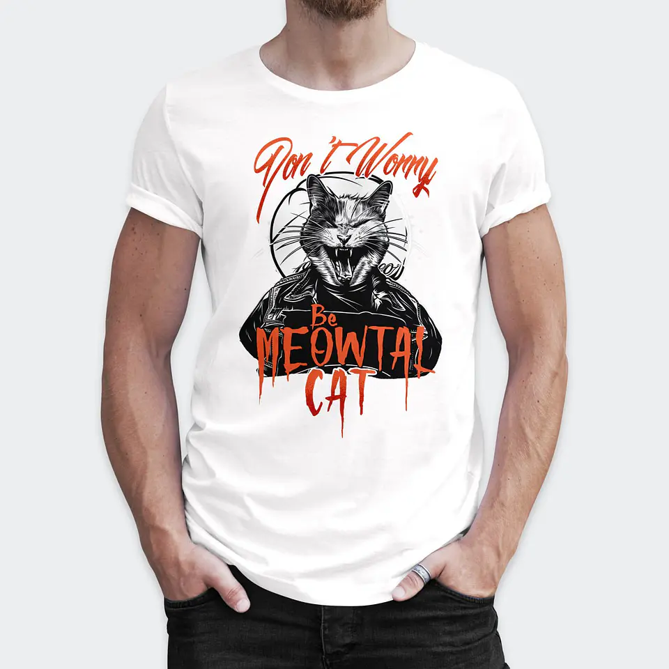 T-shirt Cat Metal 3