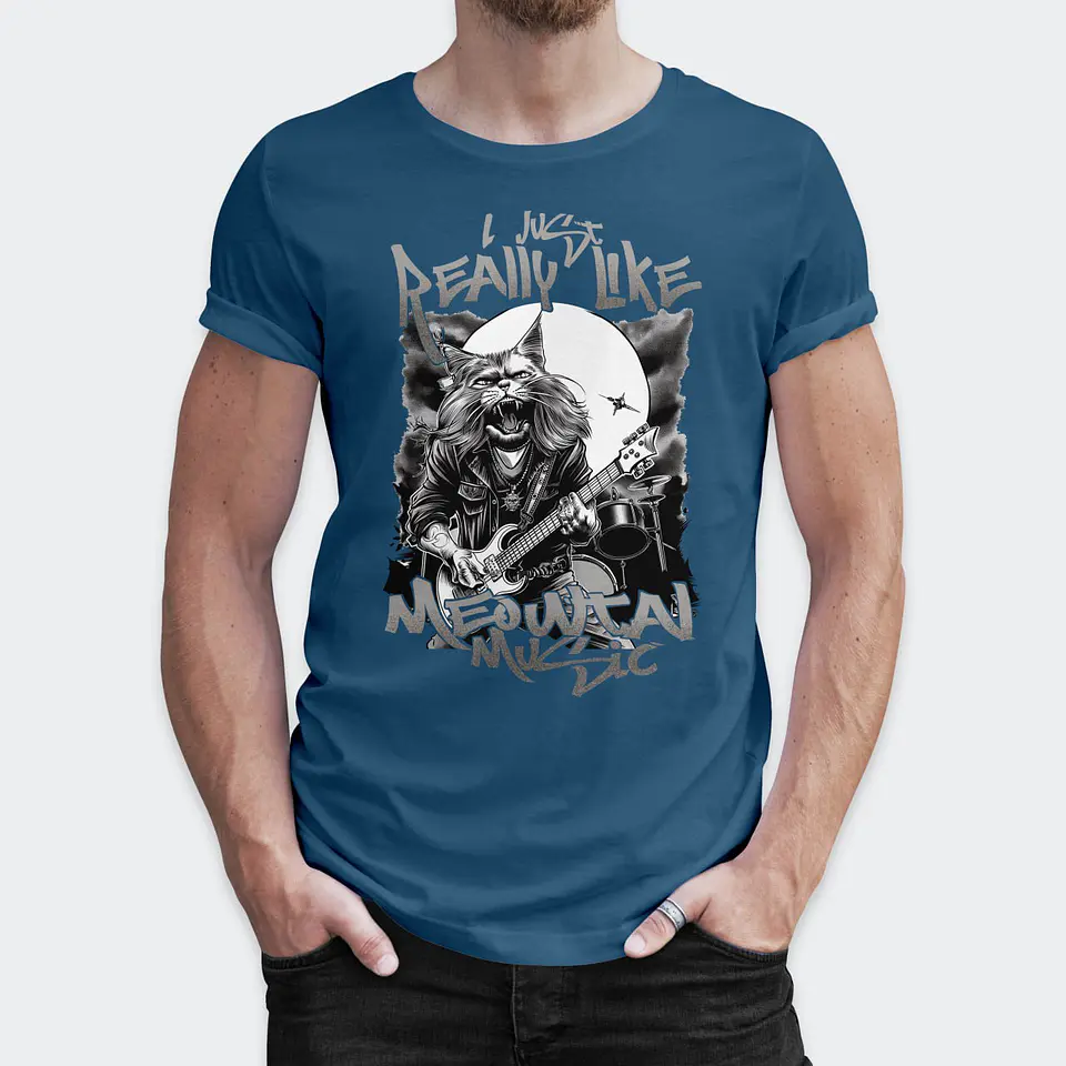 T-shirt Cat Metal 6