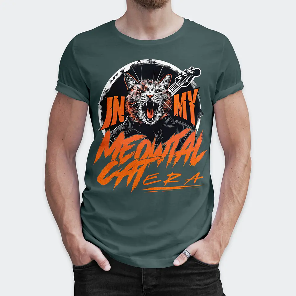 T-shirt Cat Metal 8