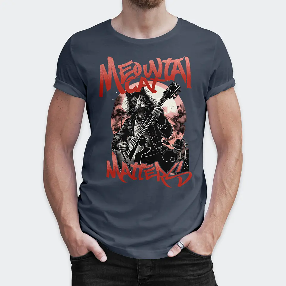 T-shirt Cat Metal 9
