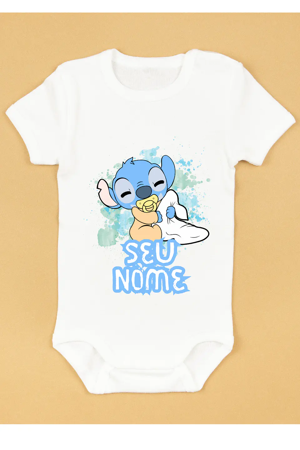 Body Personalizado Stitch bebé 4