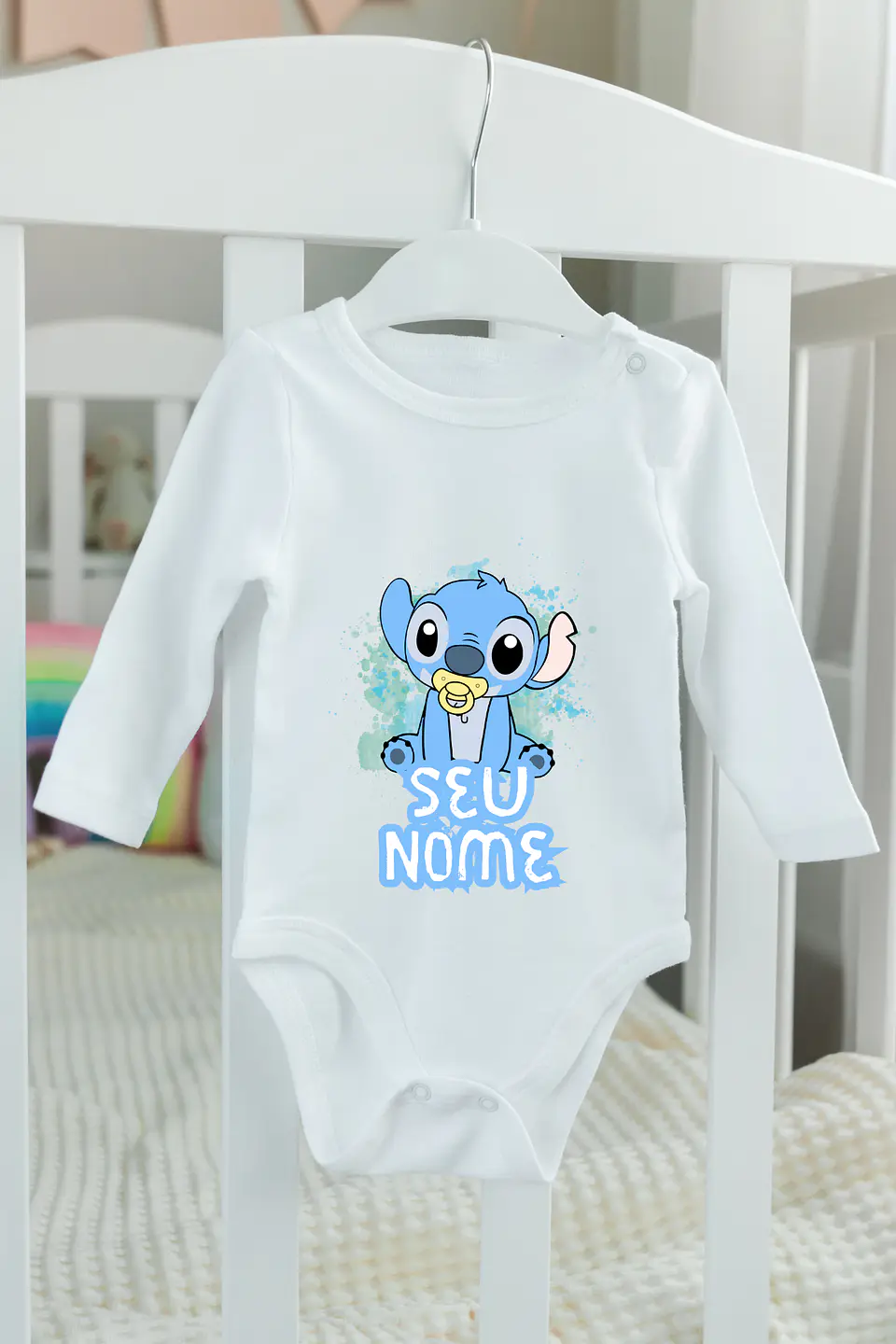 Body Personalizado Stitch bebé 7