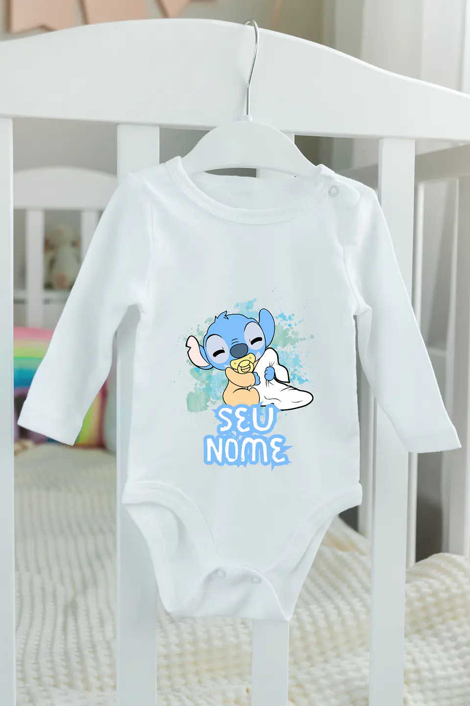 Body Personalizado Stitch bebé 8