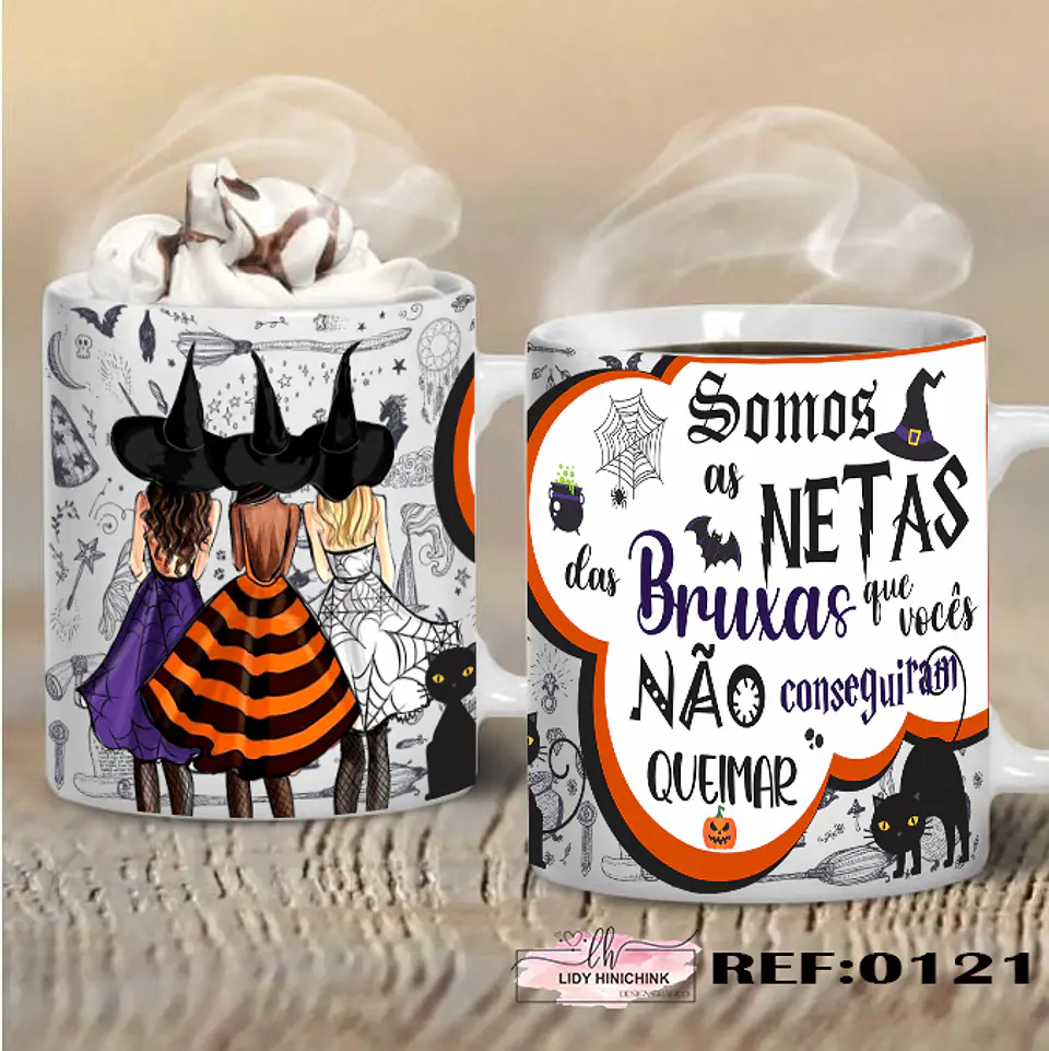 Canecas Halloween Bruxas 2