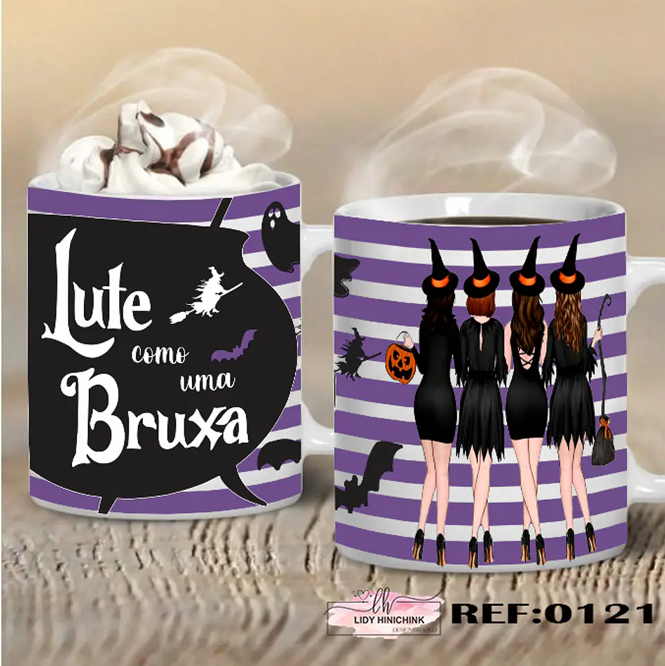 Canecas Halloween Bruxas 3