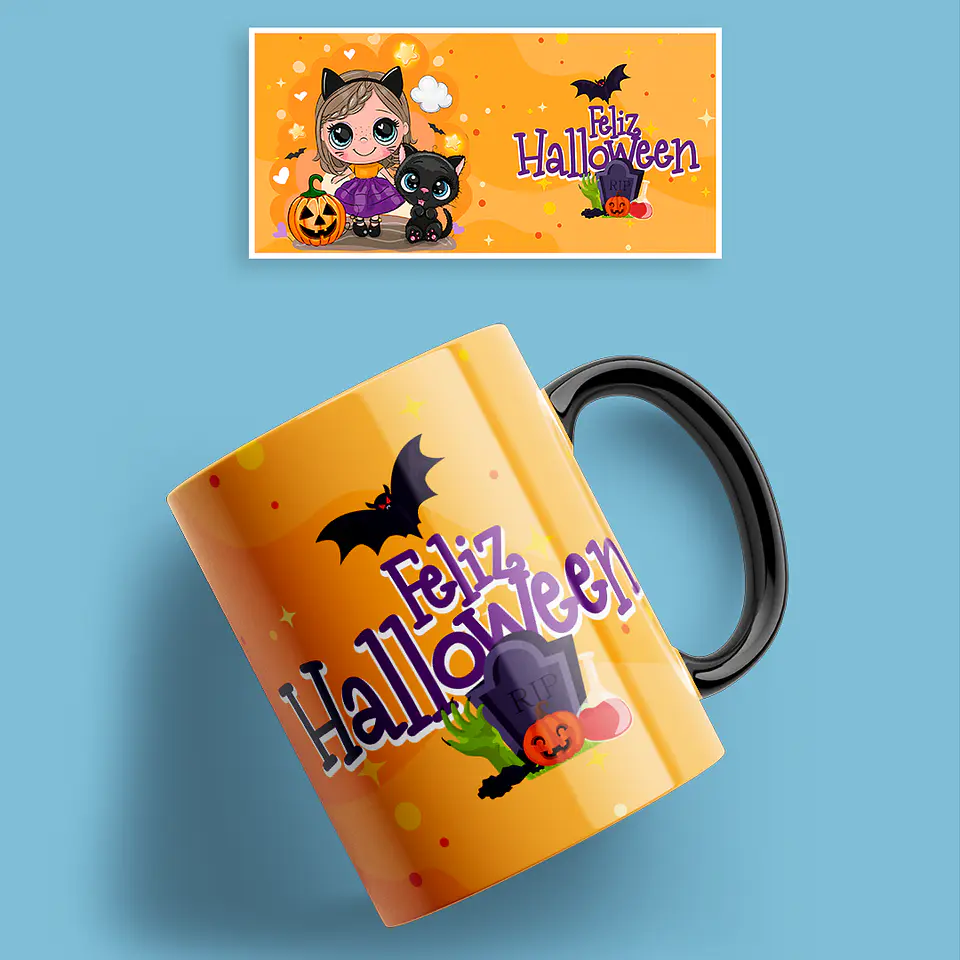 Canecas Feliz Halloween 8