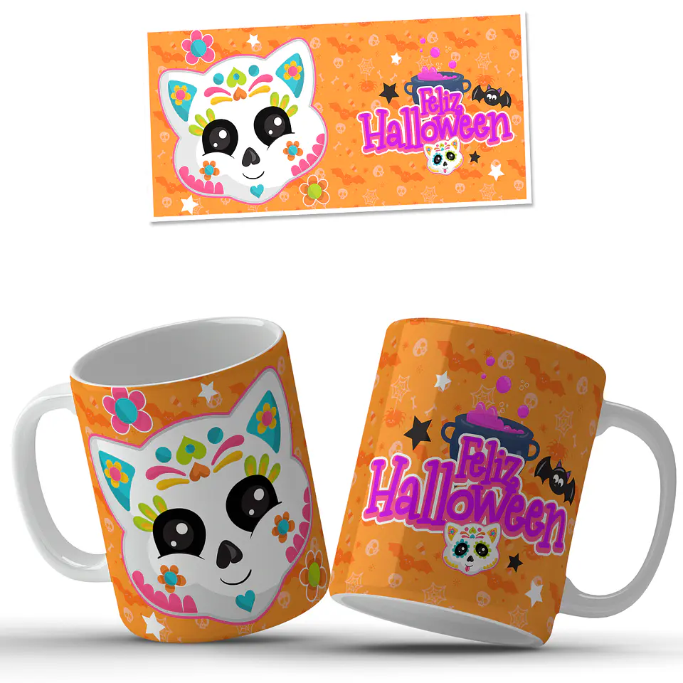 Canecas Feliz Halloween 19