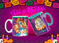 Caneca Halloween Personagens Caveira mexicana - Thumbnail 2