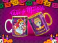 Caneca Halloween Personagens Caveira mexicana - Thumbnail 3