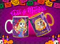 Caneca Halloween Personagens Caveira mexicana - Thumbnail 6