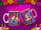 Caneca Halloween Personagens Caveira mexicana - Thumbnail 8