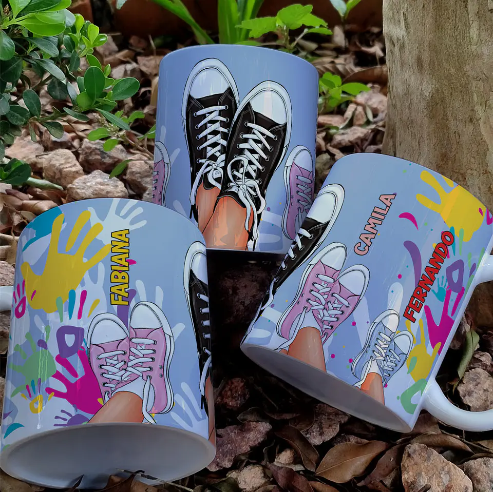 Canecas Pais e Filhos All Star 1