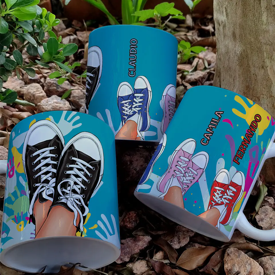 Canecas Pais e Filhos All Star 2