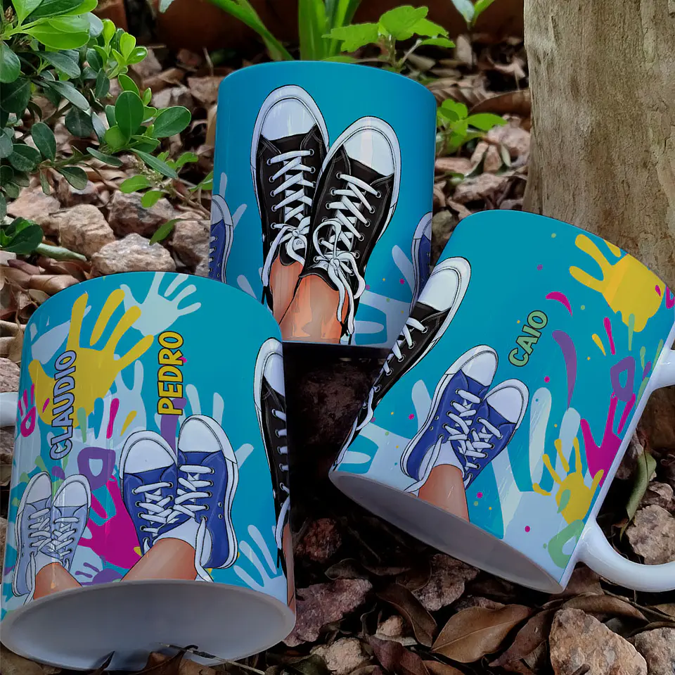 Canecas Pais e Filhos All Star 4