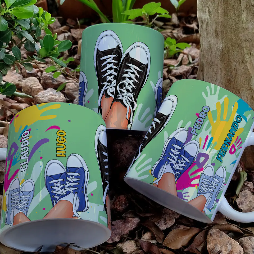 Canecas Pais e Filhos All Star 6