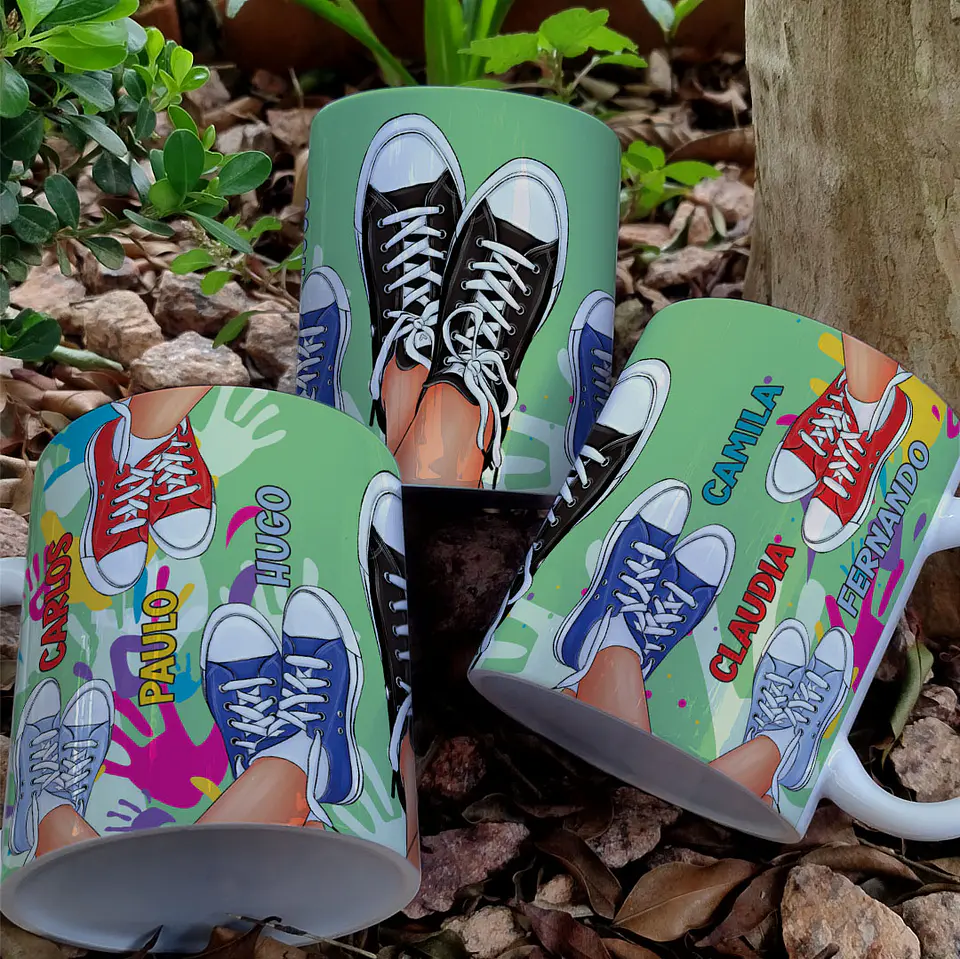 Canecas Pais e Filhos All Star 7
