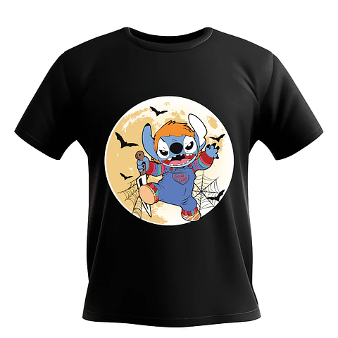 T-shirt Halloween Stitch