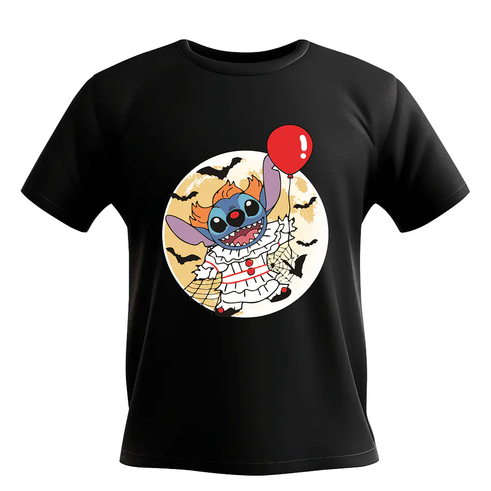T-shirt Halloween Stitch 2