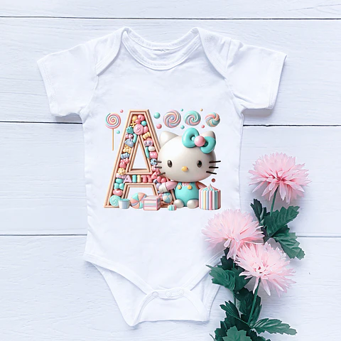Body Hello Kitty Com Letras