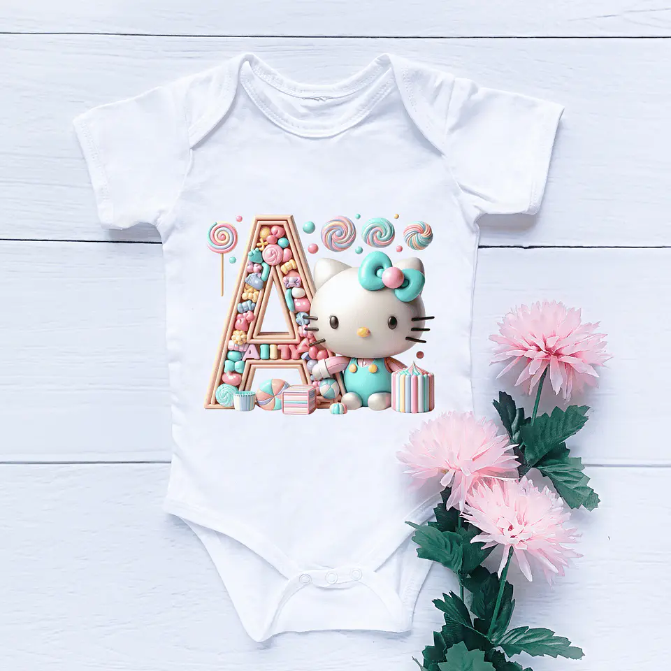 Body Hello Kitty Com Letras 1