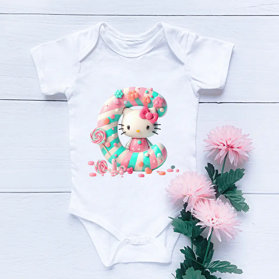 Body Hello Kitty Com Letras 3