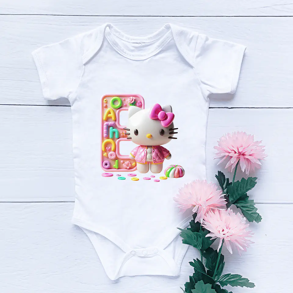 Body Hello Kitty Com Letras 5