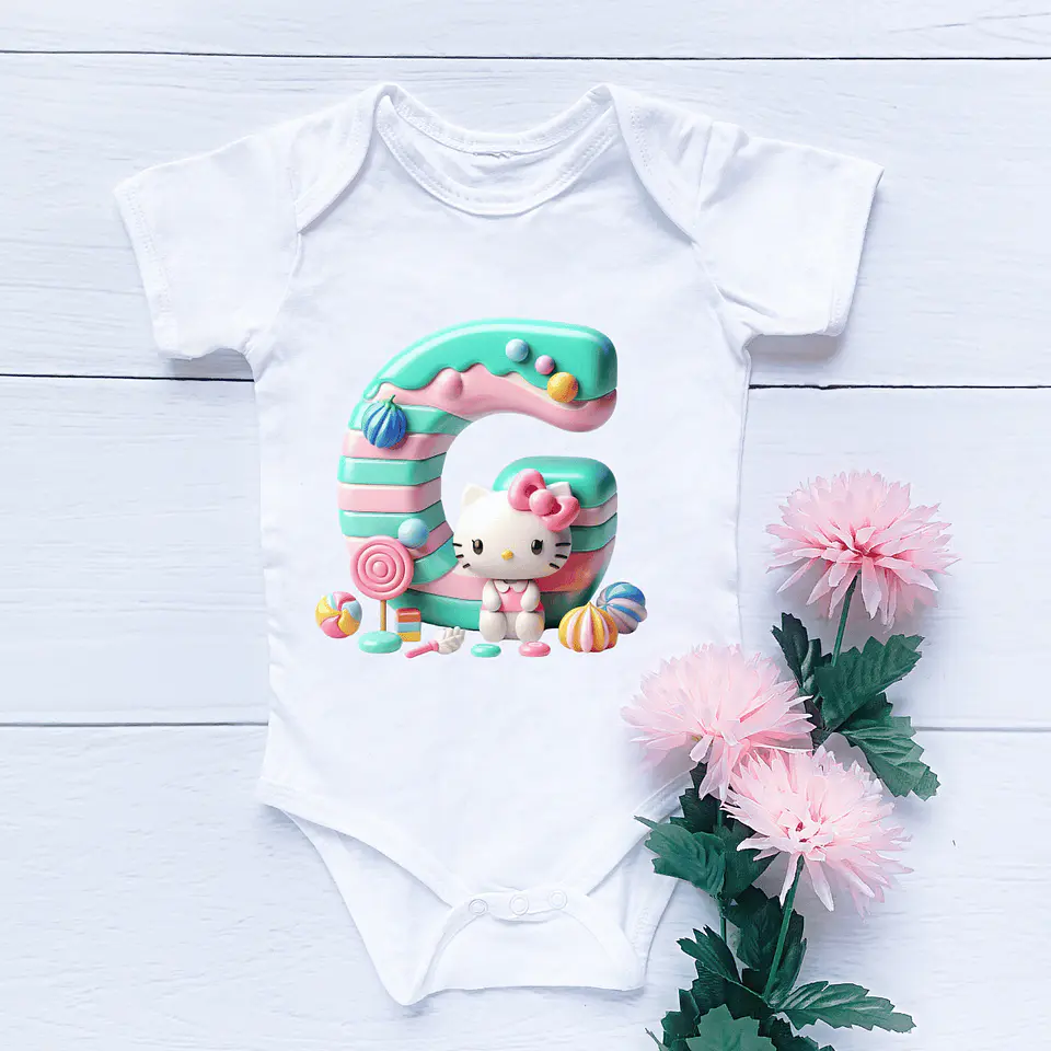 Body Hello Kitty Com Letras 7
