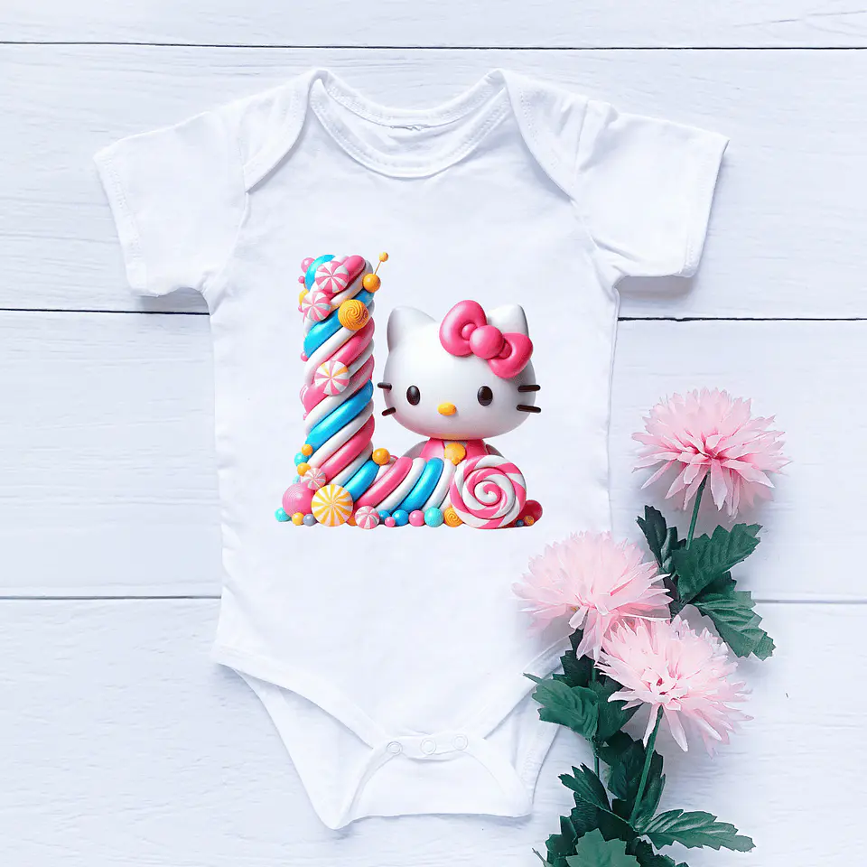 Body Hello Kitty Com Letras 12