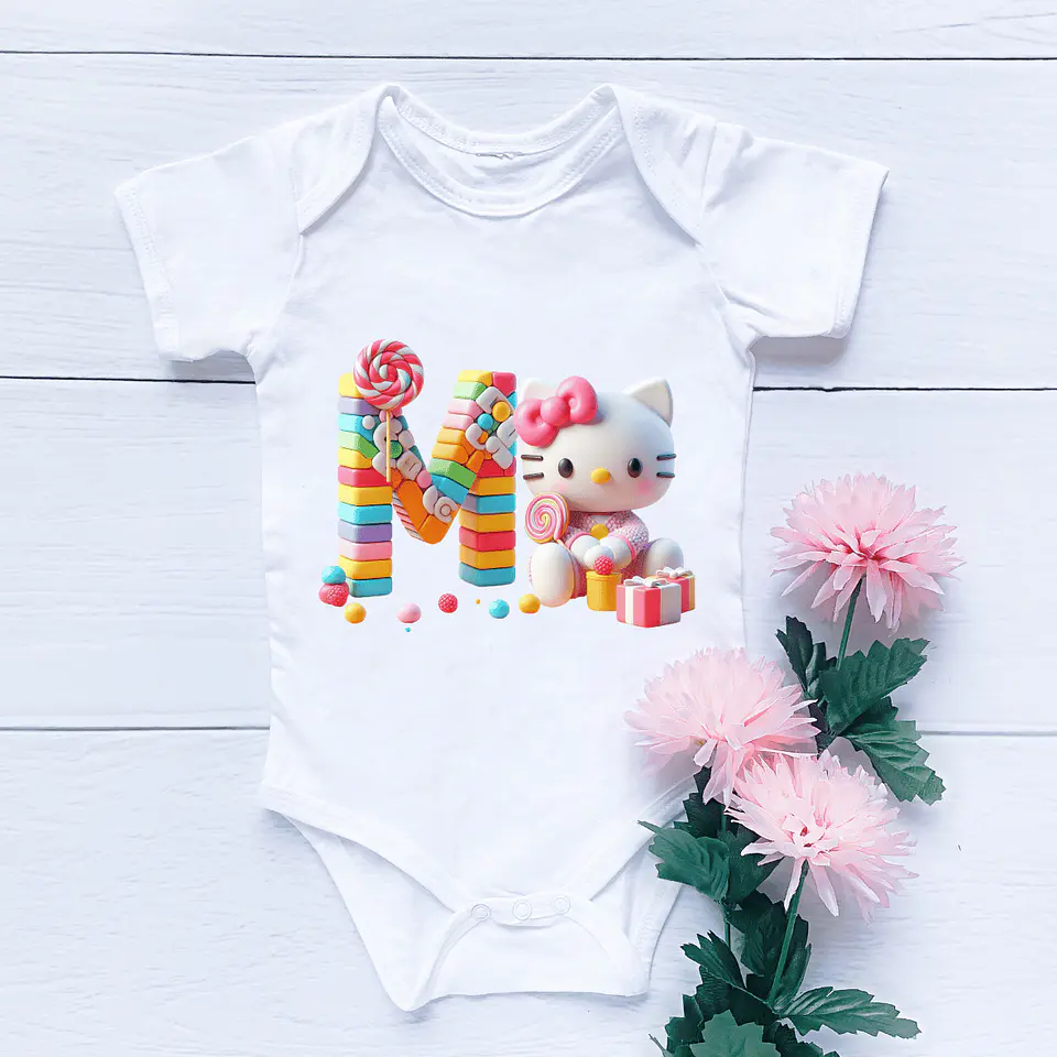 Body Hello Kitty Com Letras 13