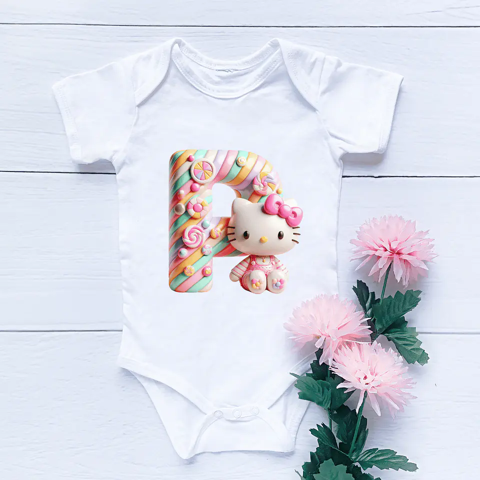 Body Hello Kitty Com Letras 16